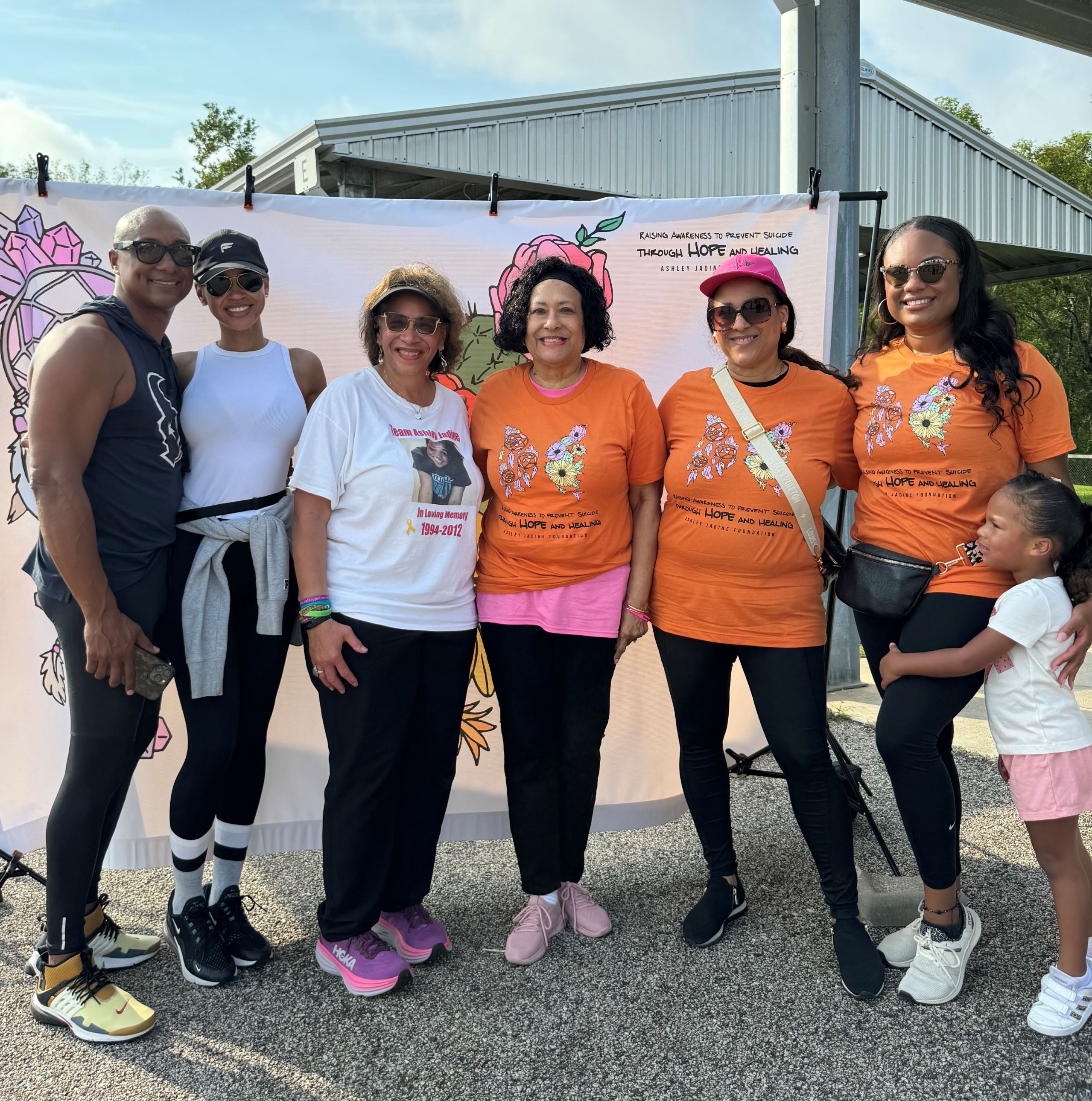 Fundraising Chair with Family